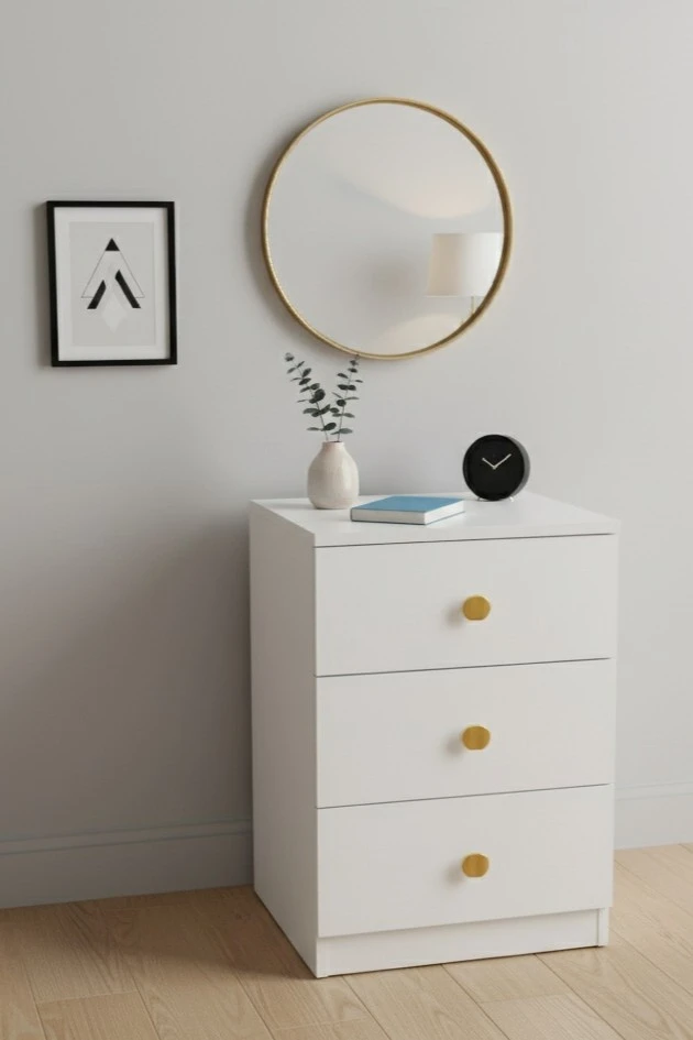 Nightstand 3 Drawer