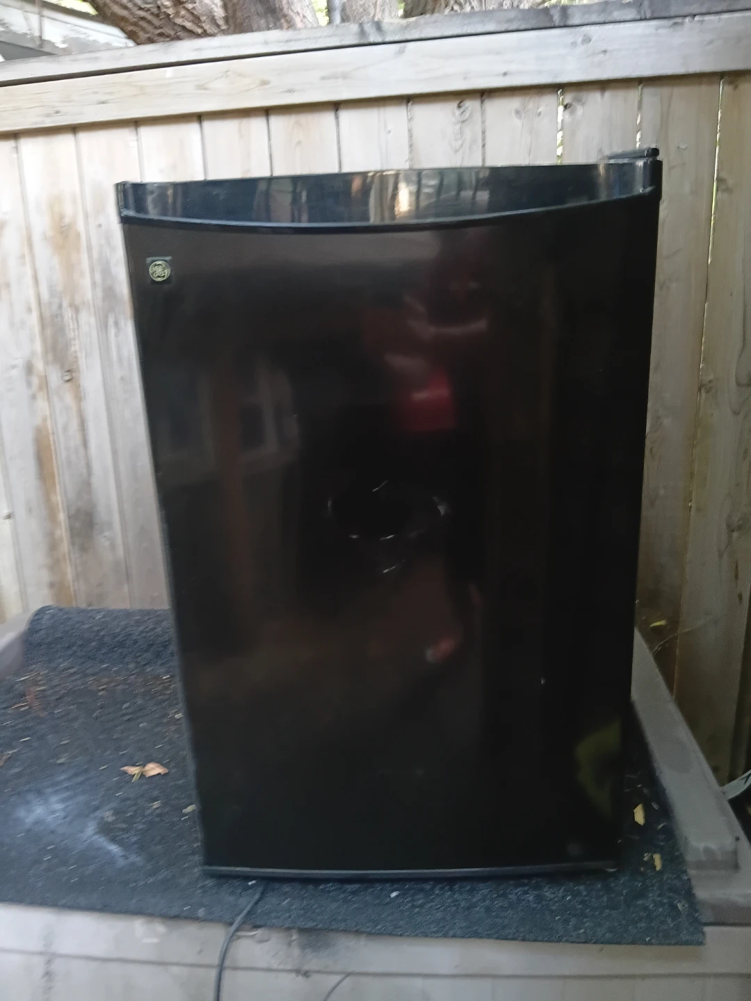 GE Black Compact Mini Fridge