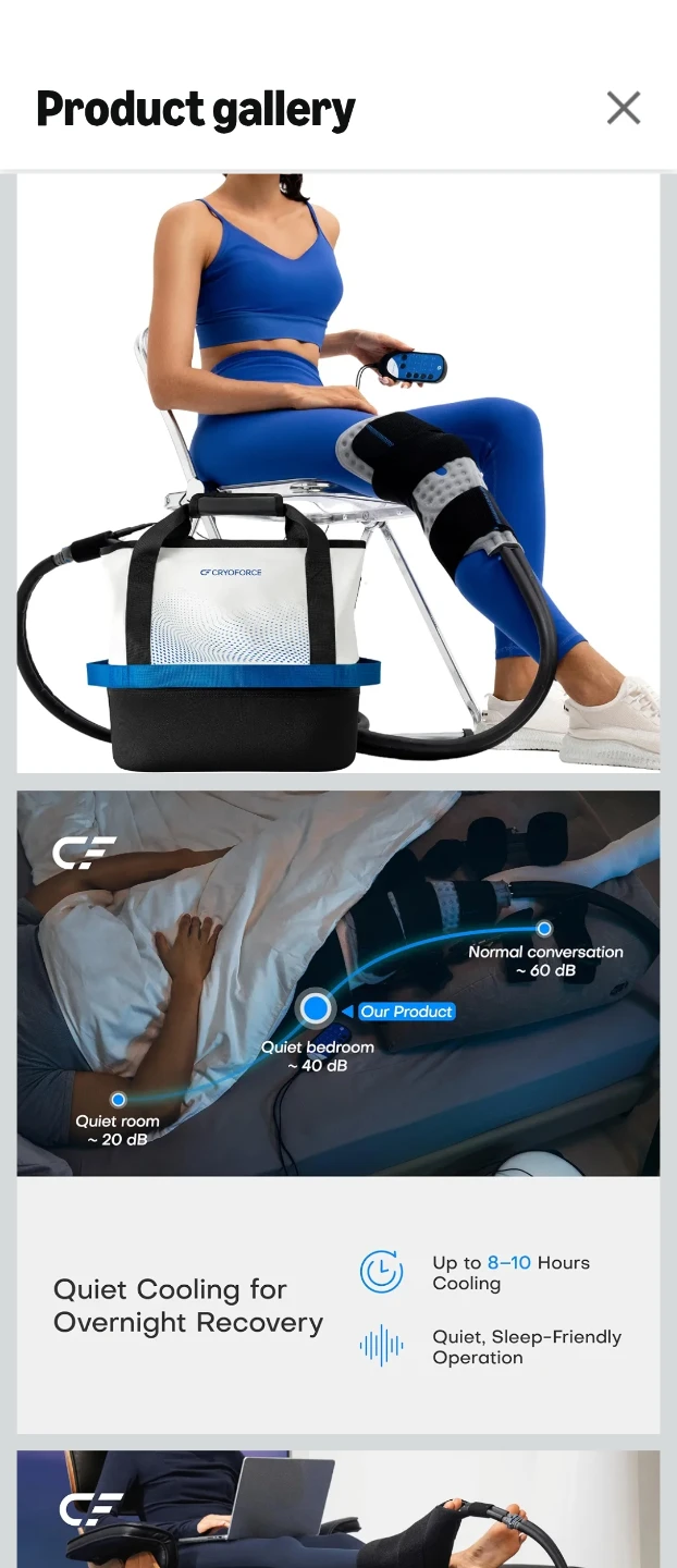CF CryoForce Cold Therapy System