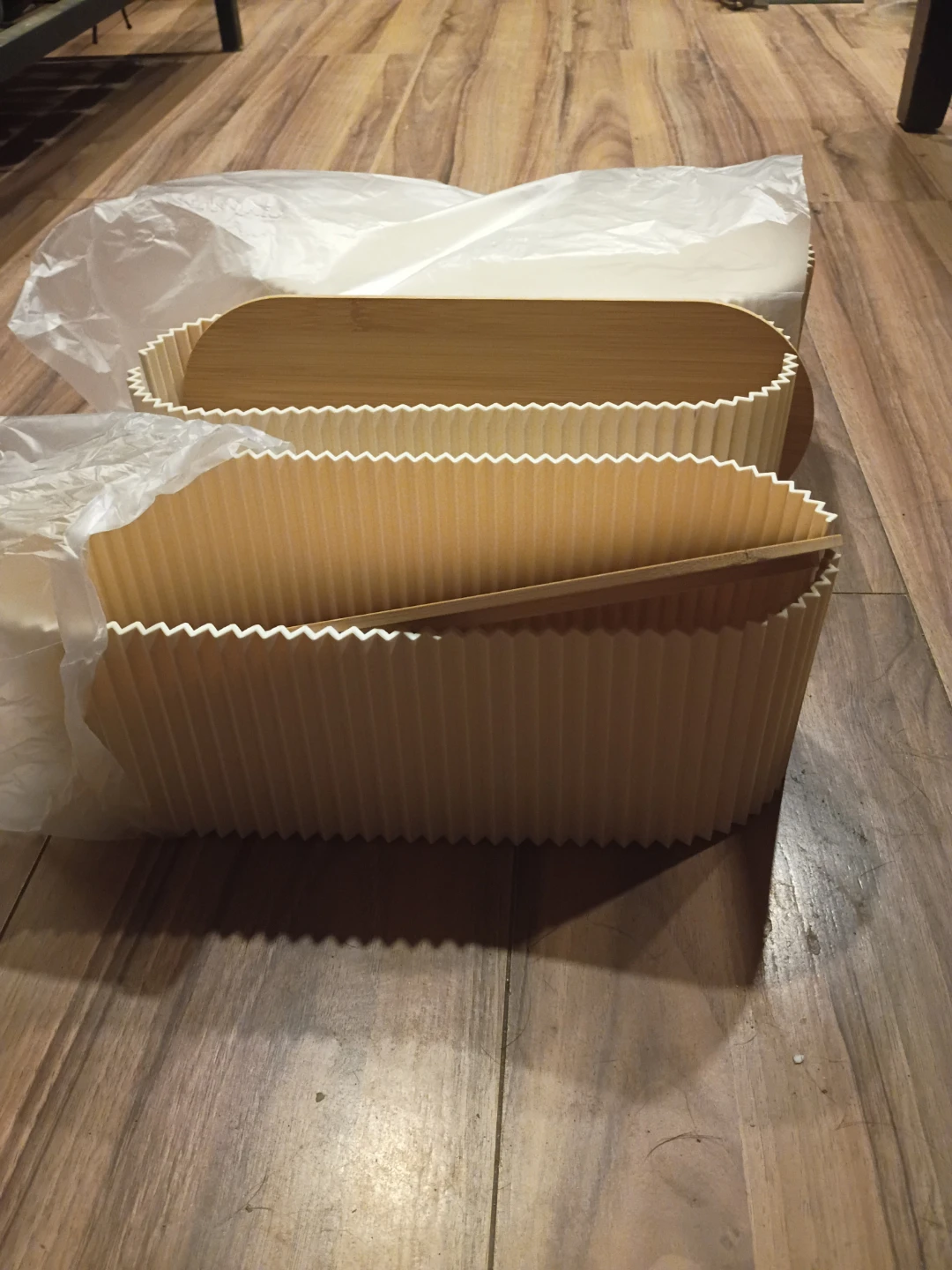 Bamboo Bread Box Set with Lids