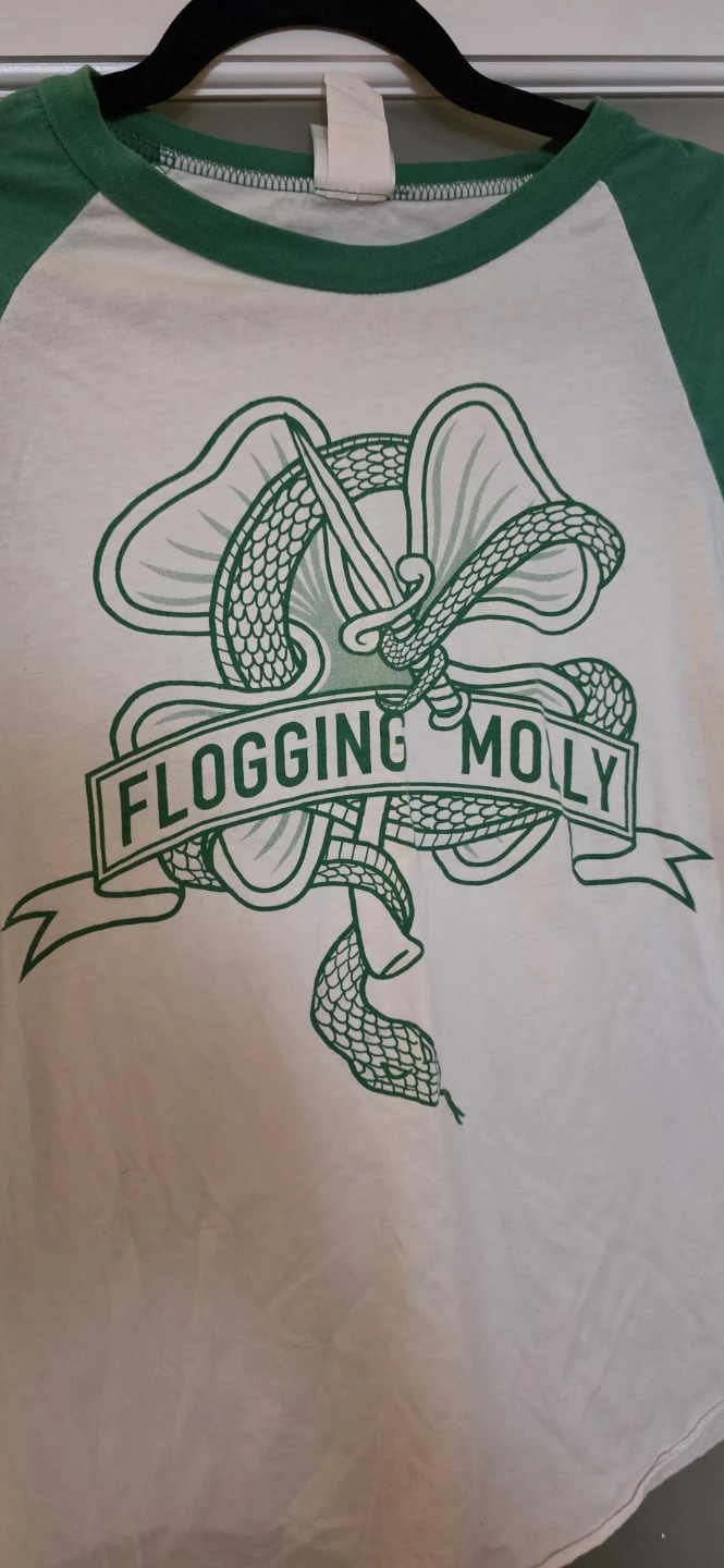 Cinder Block Flogging Molly Ringer T-Shirt - photo 2