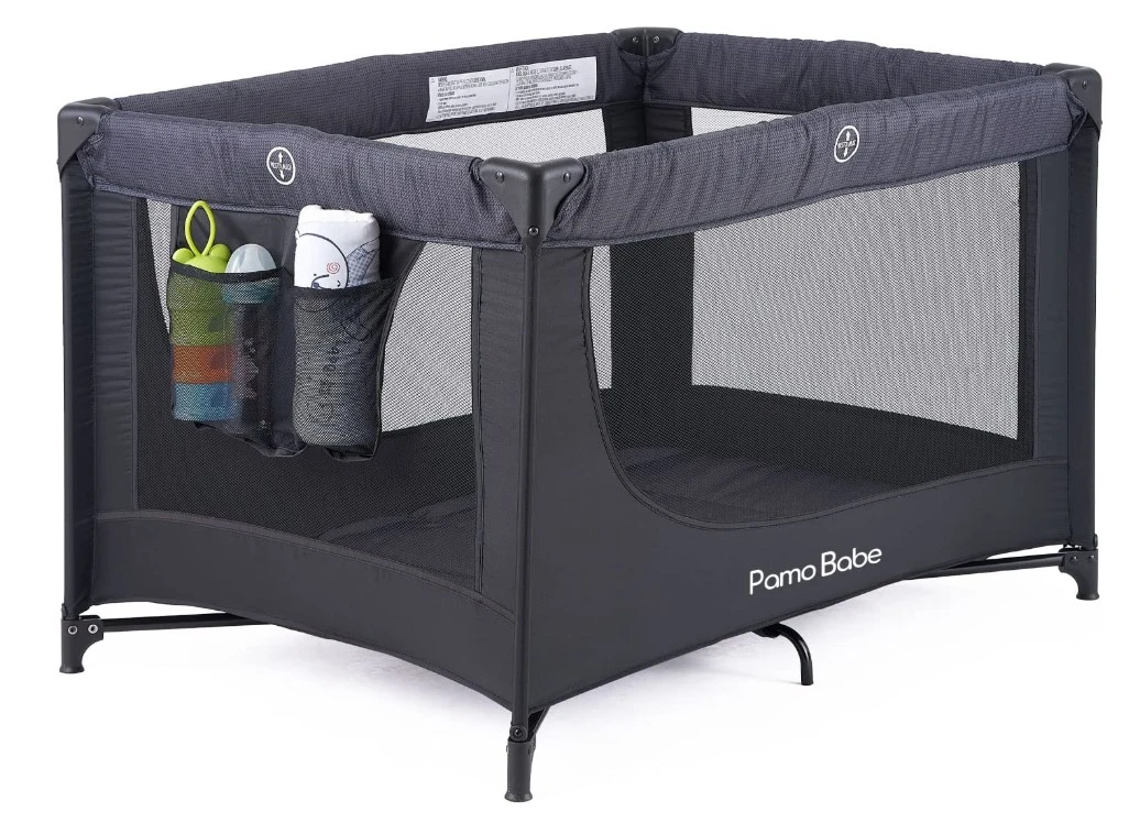 NEW - Pamo Babe Portable Crib Baby Playpen