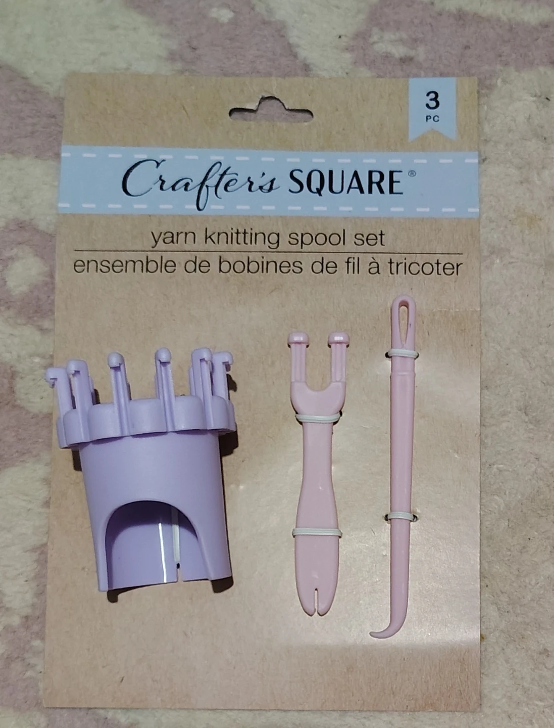 Crafter's Square Yarn Knitting Spool Set