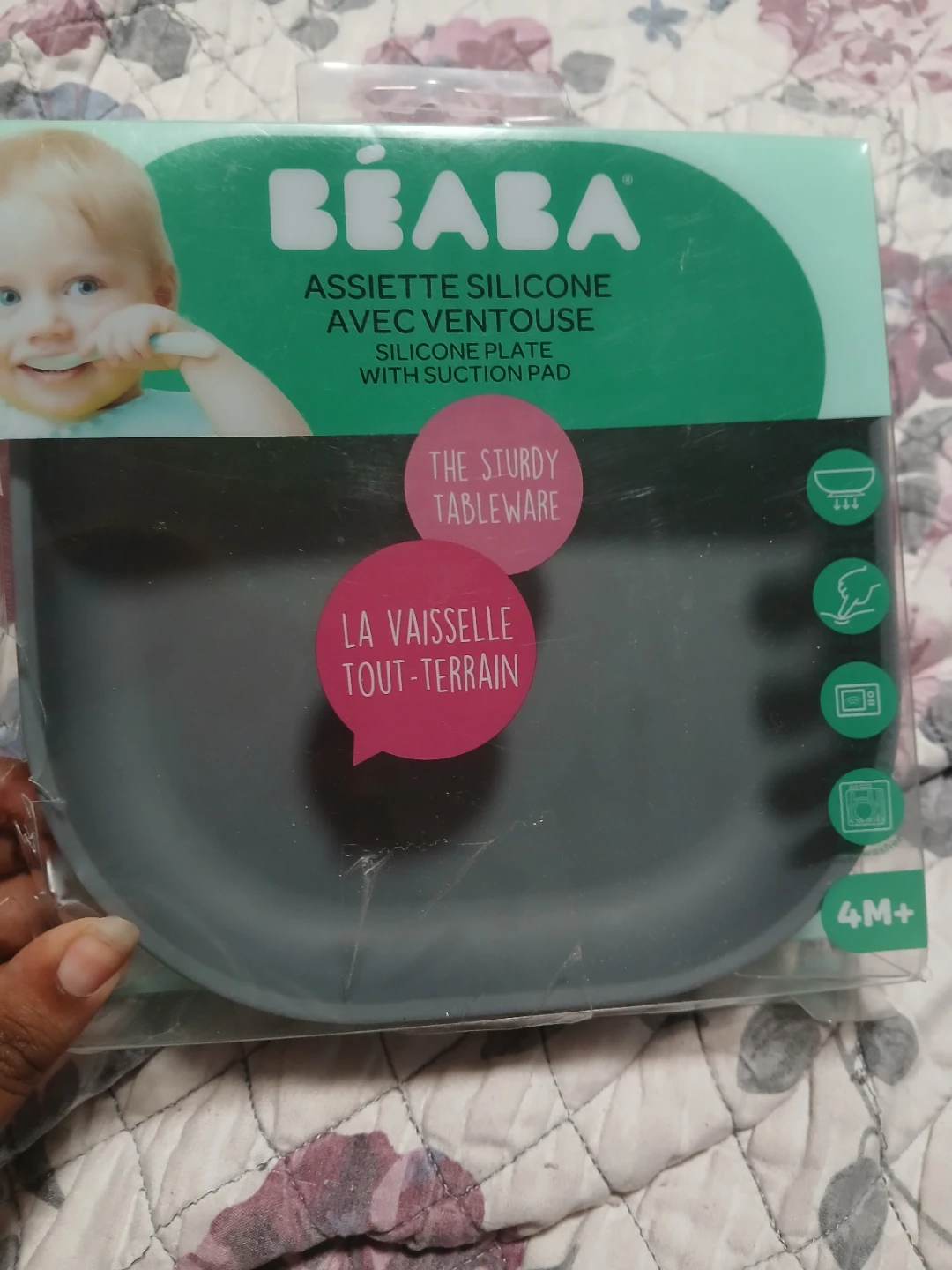 BEABA Silicone Plate with Suction Pad
