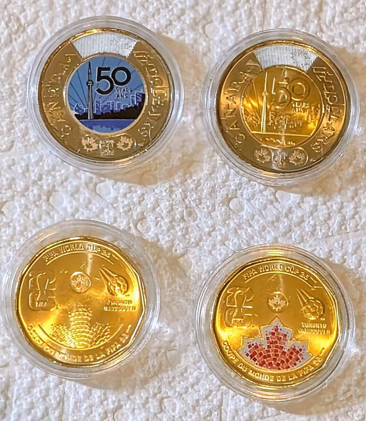 Set of 4 Canadian Commemorative Coins