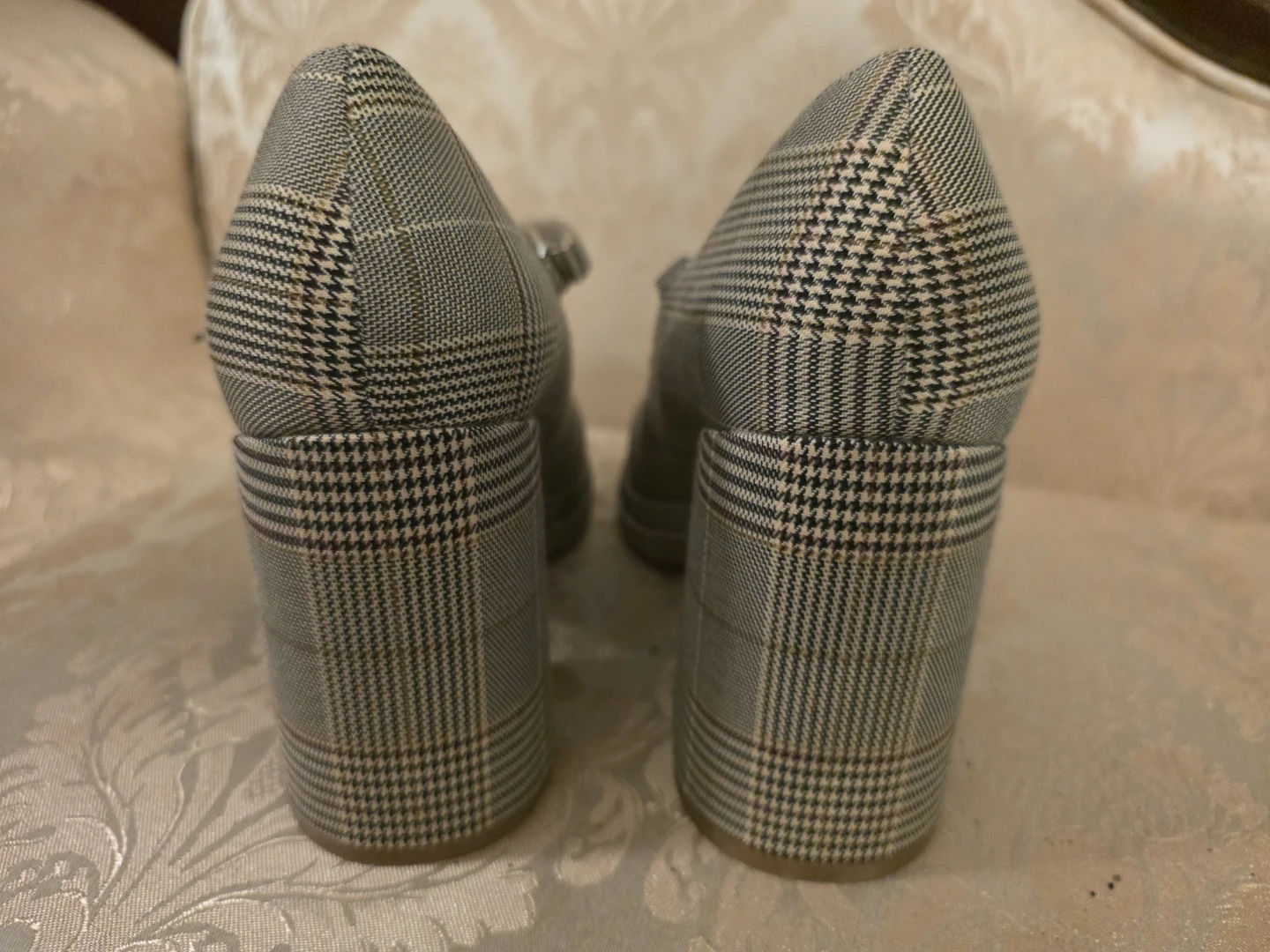 Steve Madden Plaid Mary Jane Platform Heels - photo 3