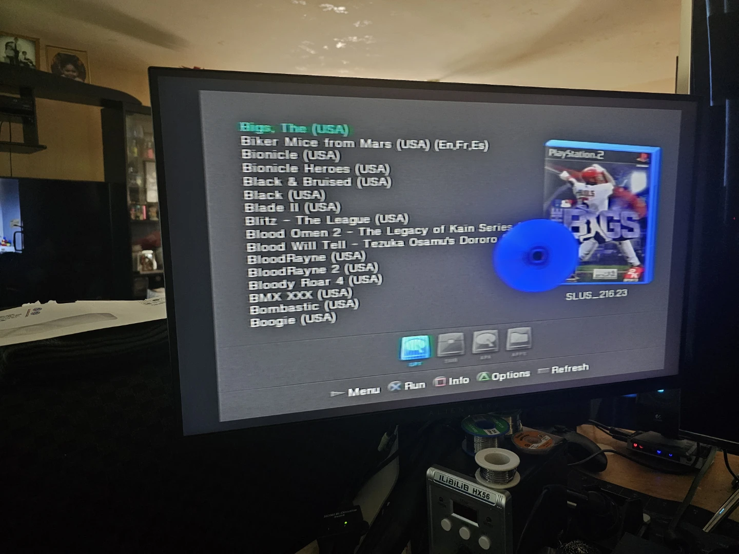 Ps2 fat modded with 1tb hard drive  and controller - photo 5