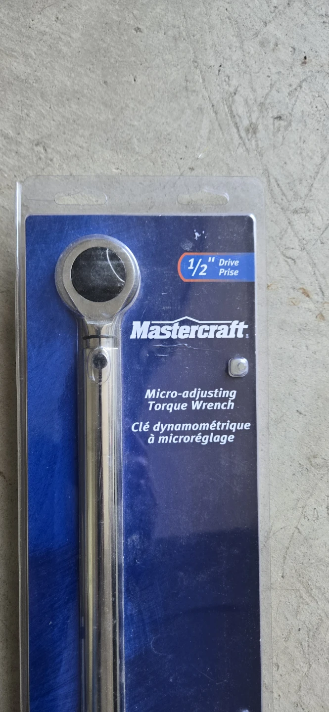 Mastercraft Micro-Adjusting Torque Wrench - 1/2" Drive