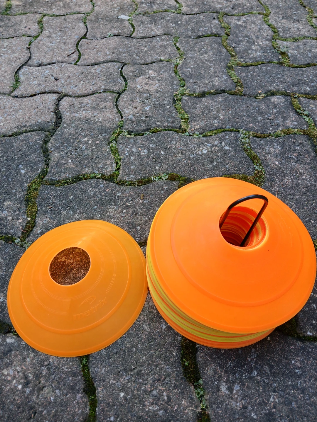 Orange & Yellow Training Cones