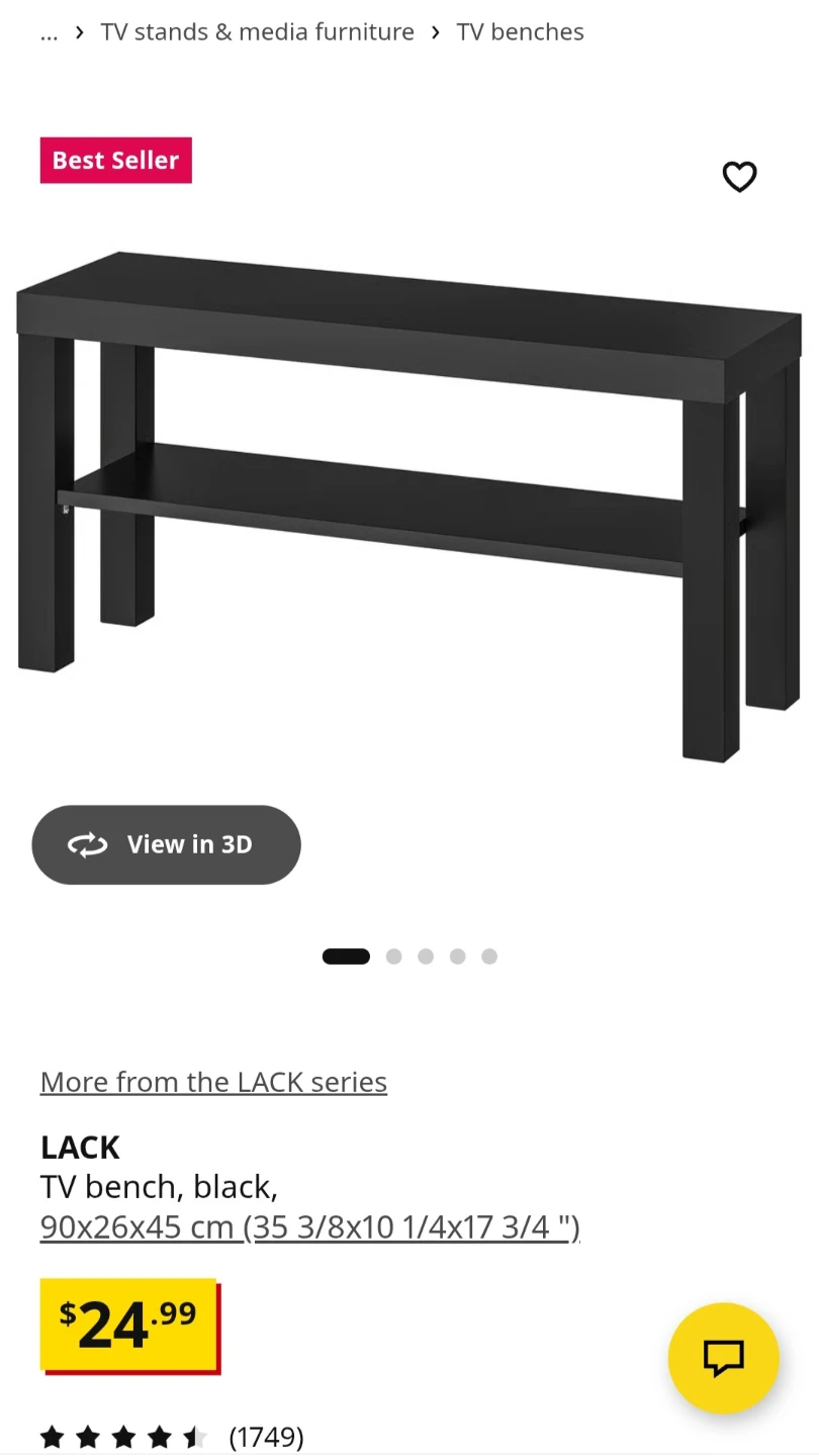 Ikea lack table - photo 2