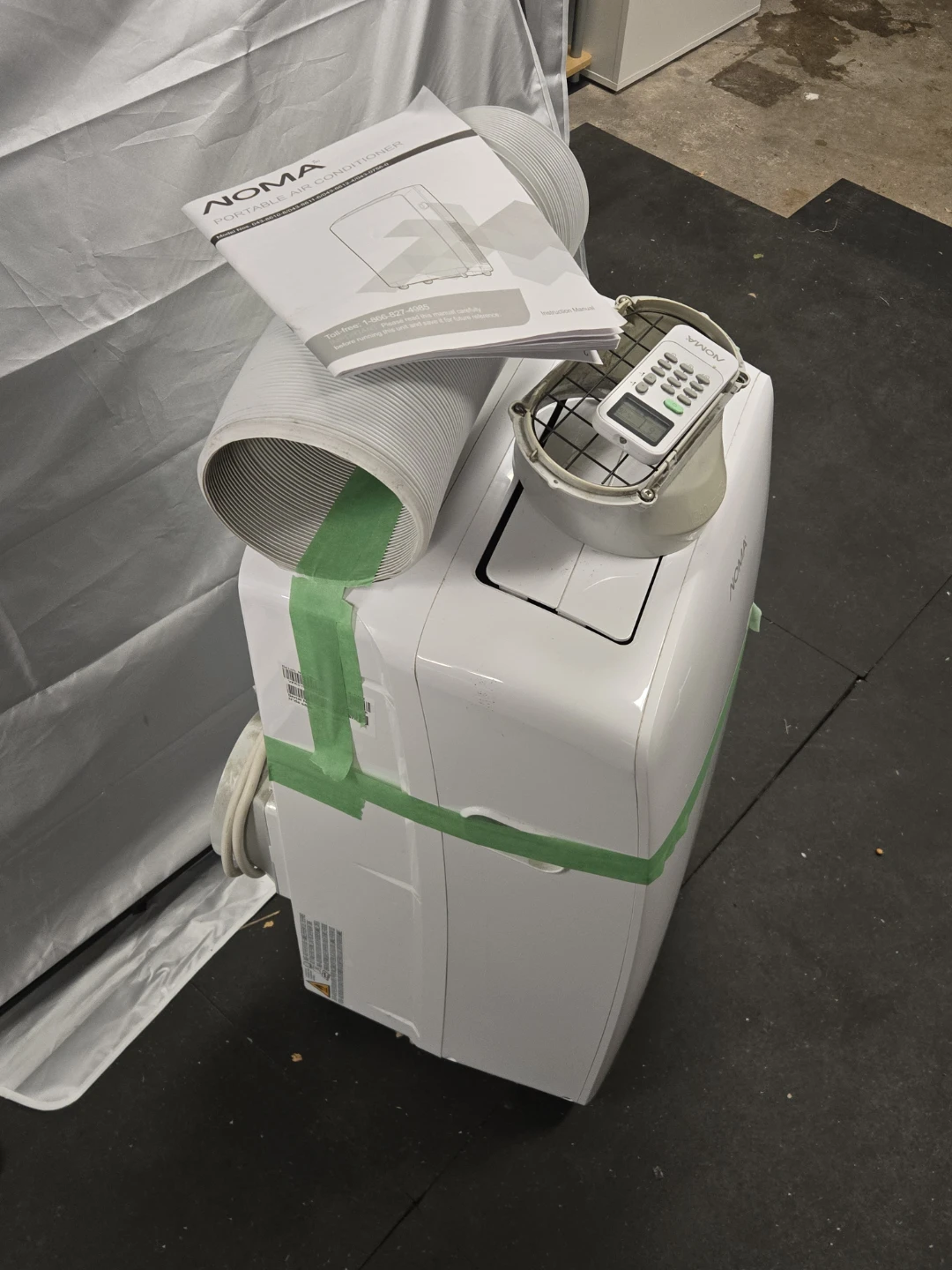 NOMA Portable Air Conditioner with Remote and Hose - photo 3