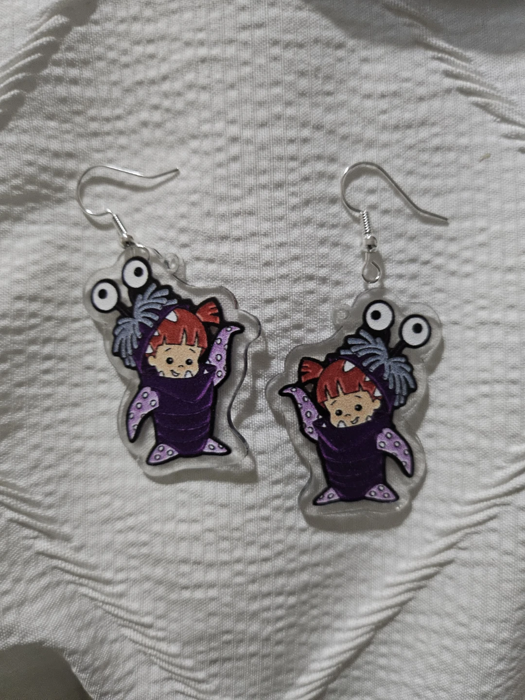 Monsters Inc. "Boo in Monster Disguise" Acrylic Earrings