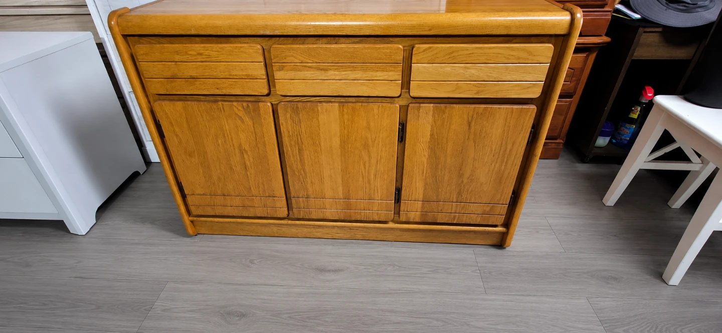 Solid Oak Sideboard / Dresser - photo 5