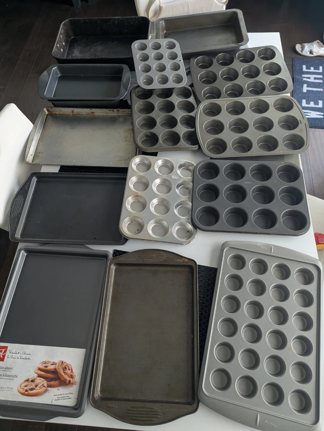 Assorted Baking Pans and Muffin Tins different prices