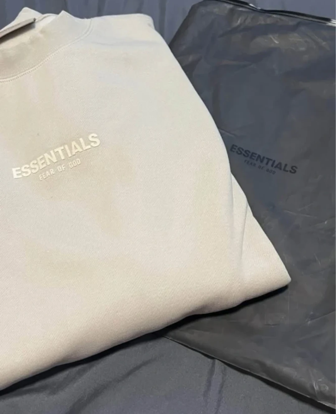 ESSENTIALS Fear of God Relaxed Crewneck Sweatshirt Wheat XXL