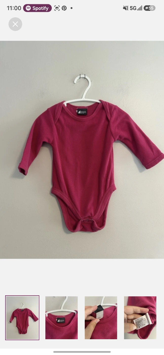 Mountain Equipment Co-op Fleece Onesie