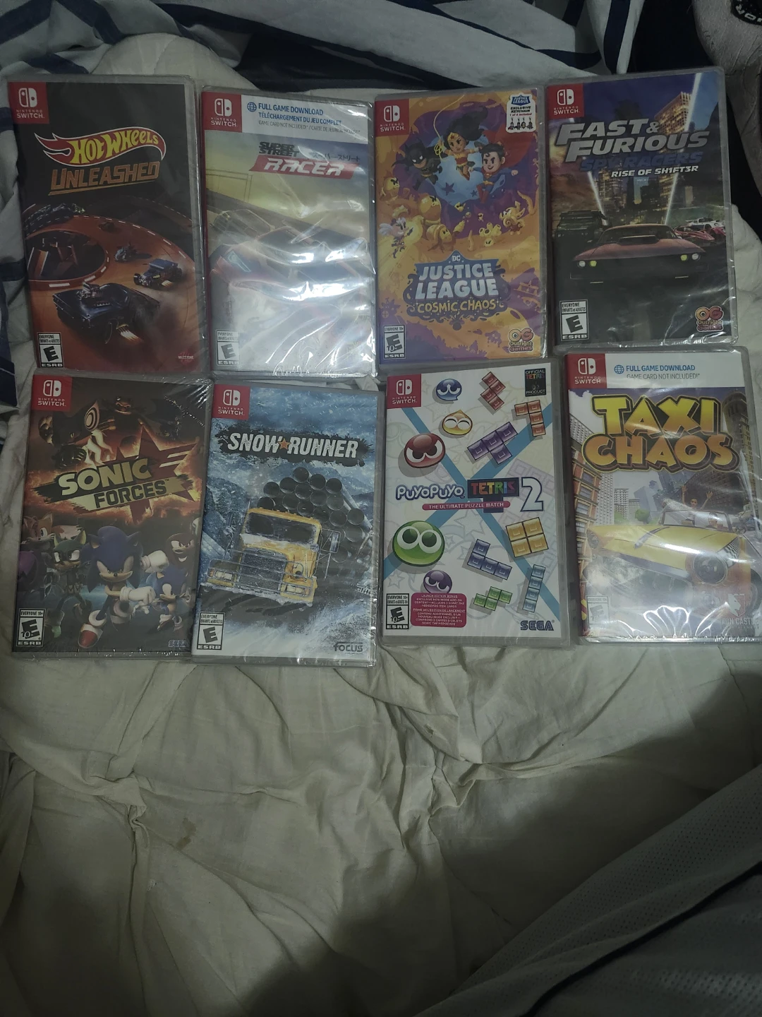 Nintendo Switch Games Bundle, 8 New games
