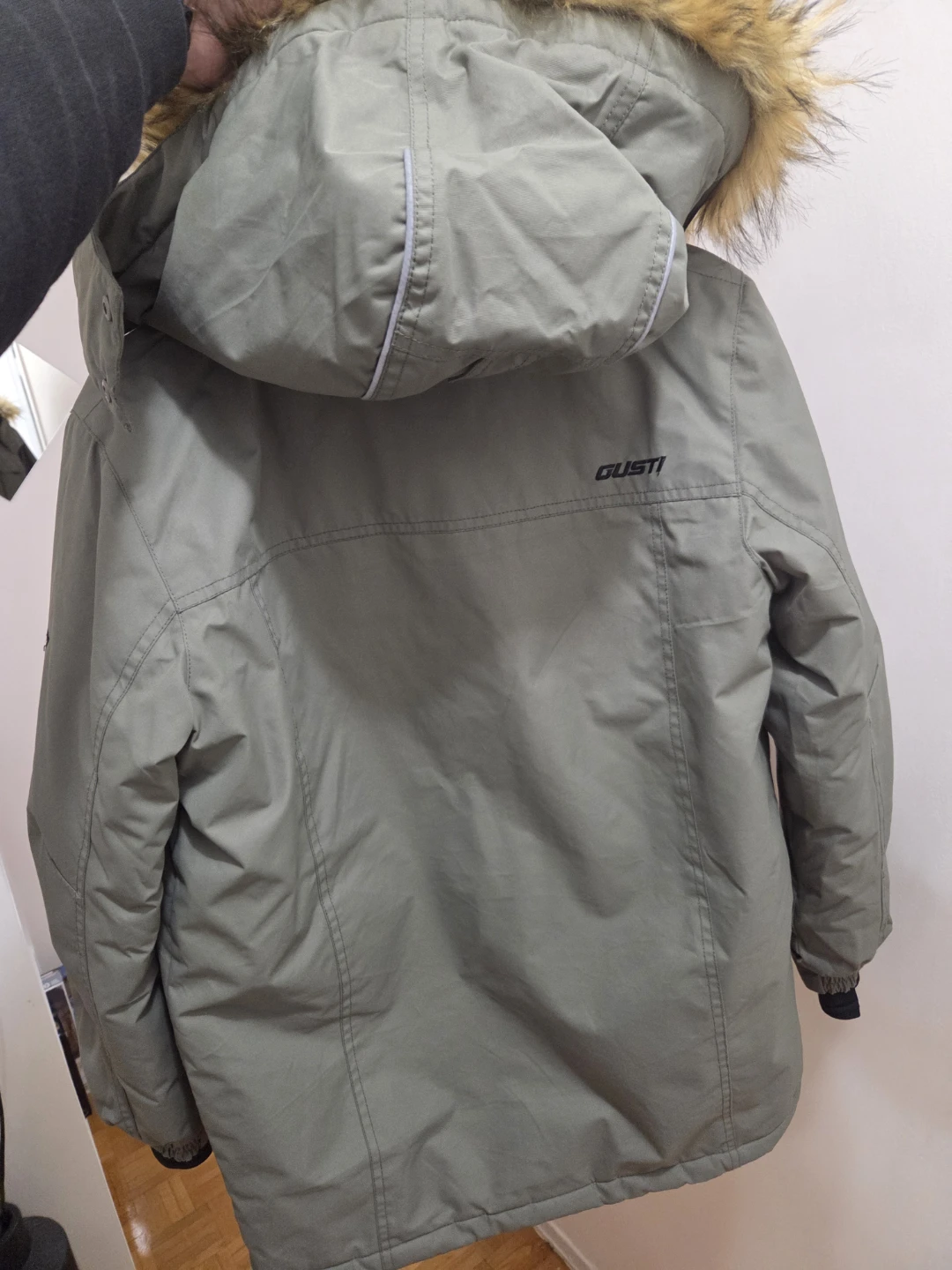 Gusti winter jacket fur hood parka - youth age/size 12. - photo 3