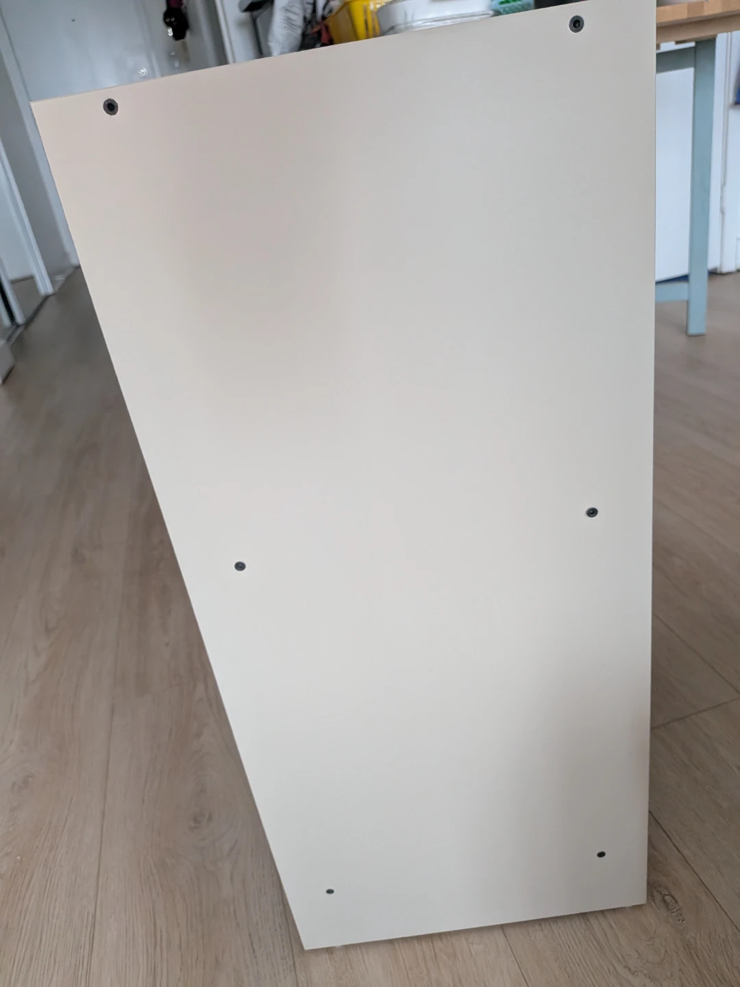 Two light Beige 2-shelf nightstand - photo 2