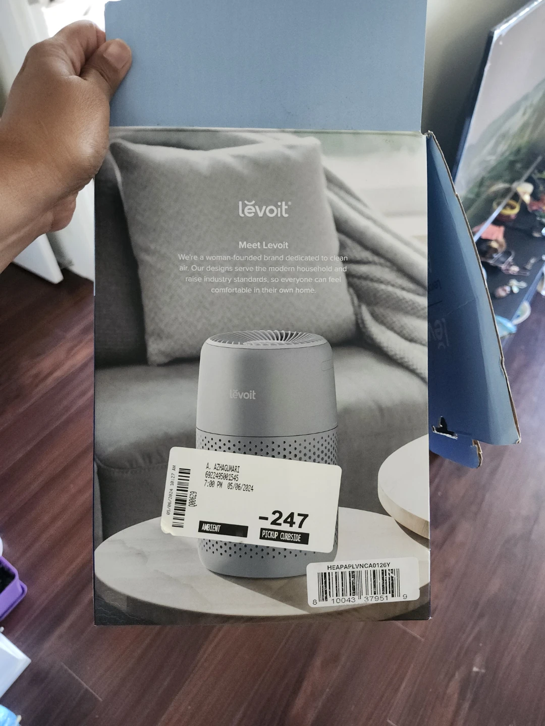 Levoit Core Mini-P Air Purifier - Gray - photo 2