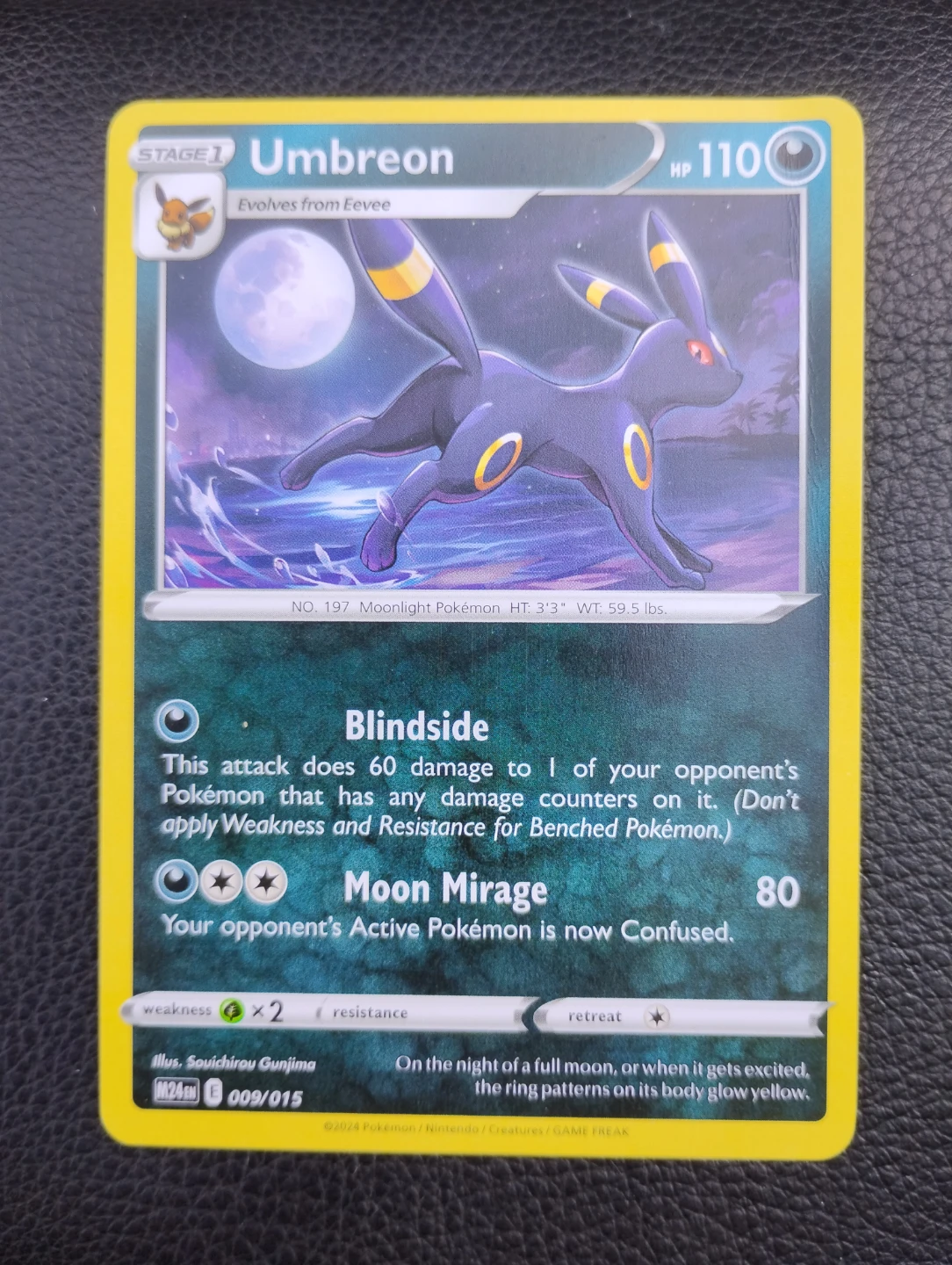 Pokemon TCG Card - Umbreon (Stage 1) m24en