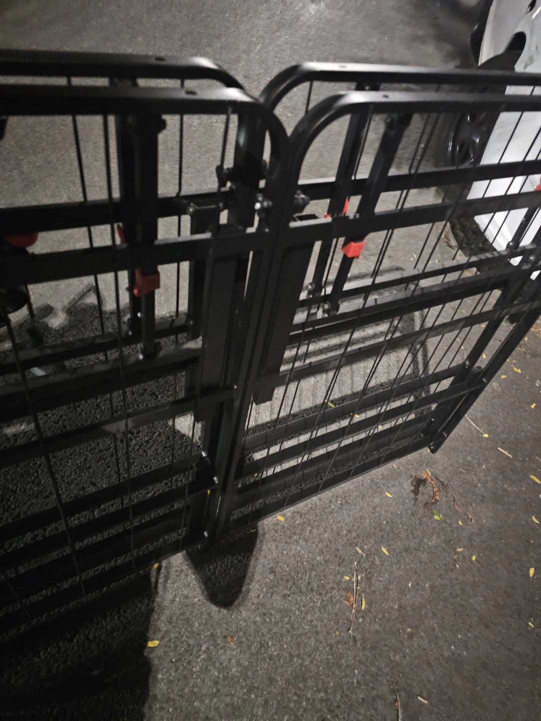 Black Metal Folding Bed Frame queen - photo 2