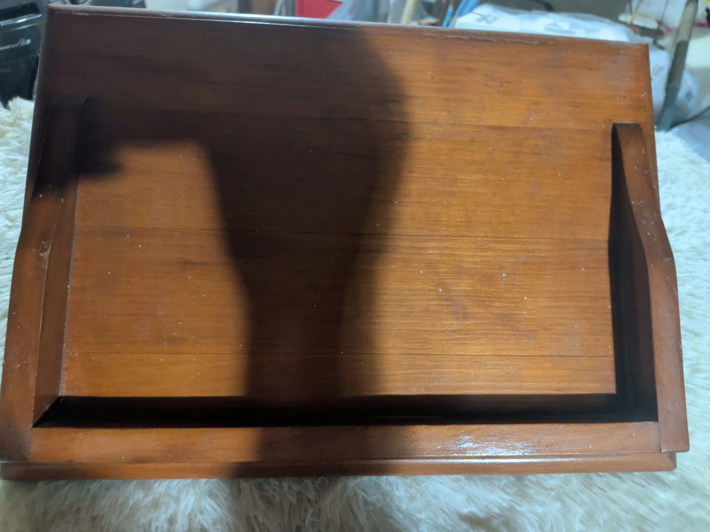 Wooden Bedside Book Shelf - photo 3