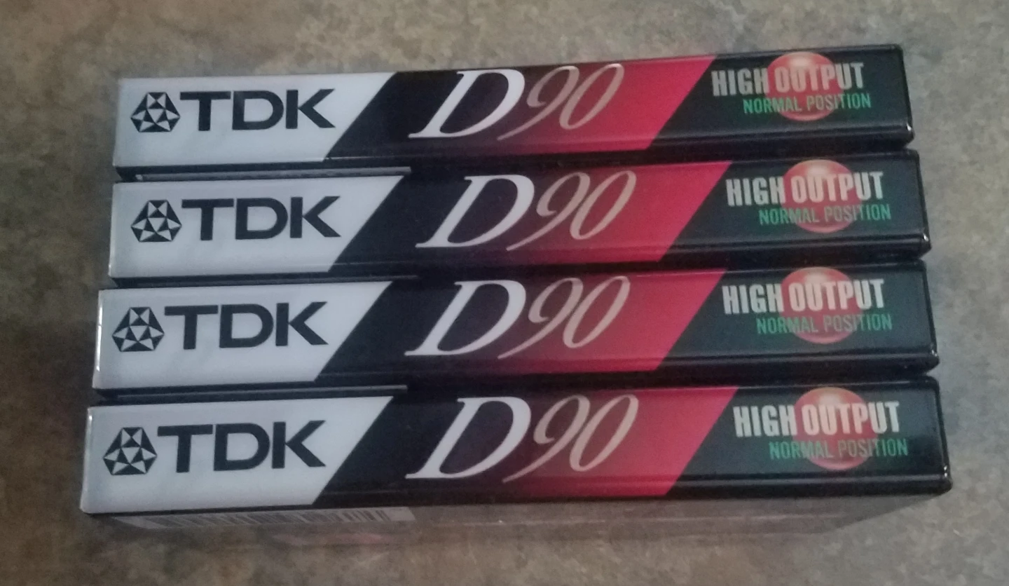 4 TDK D90  Blank Audio Cassette Tapes 90 Minutes High Output - photo 2