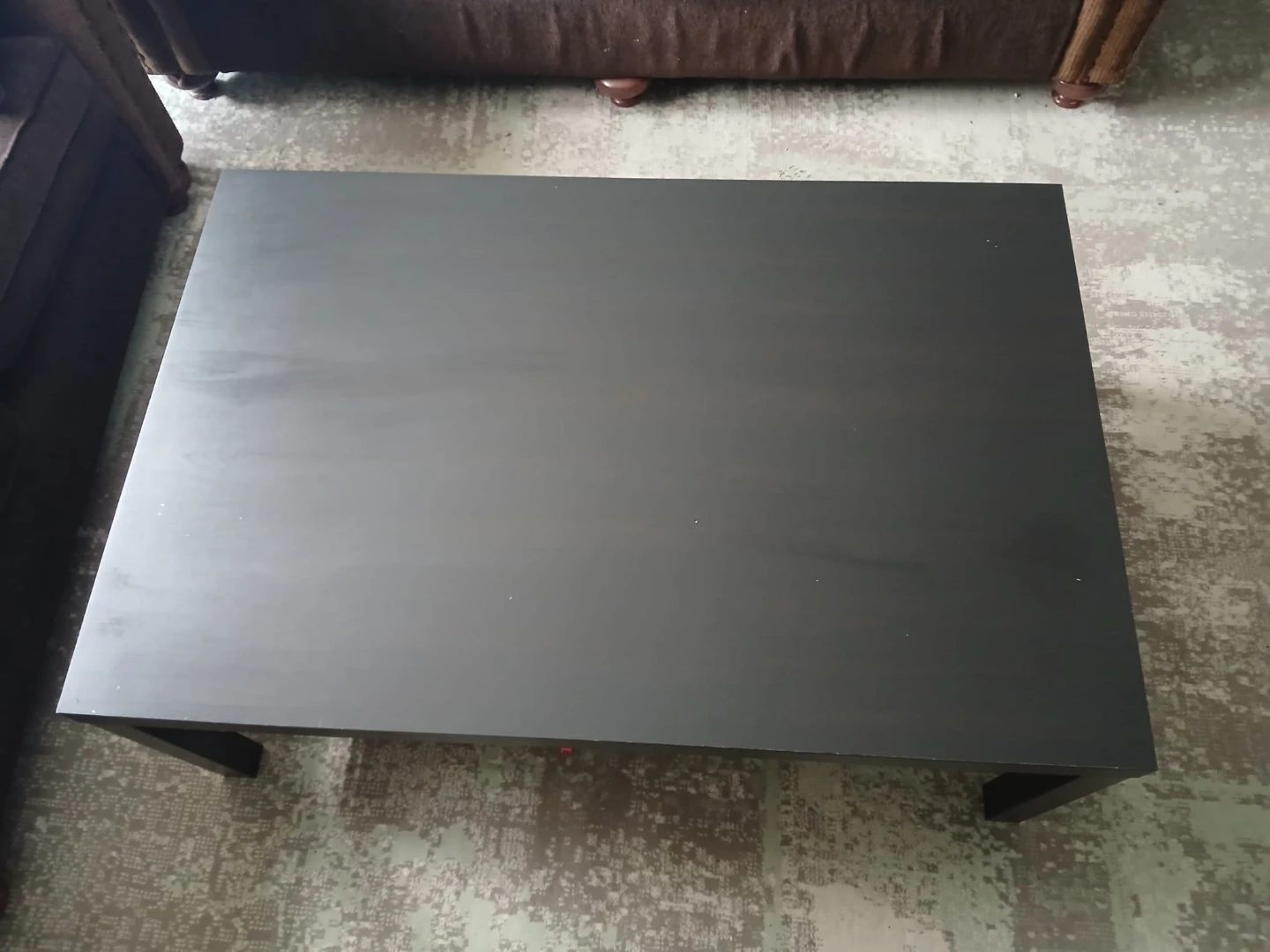 Black Coffee Table with side stools