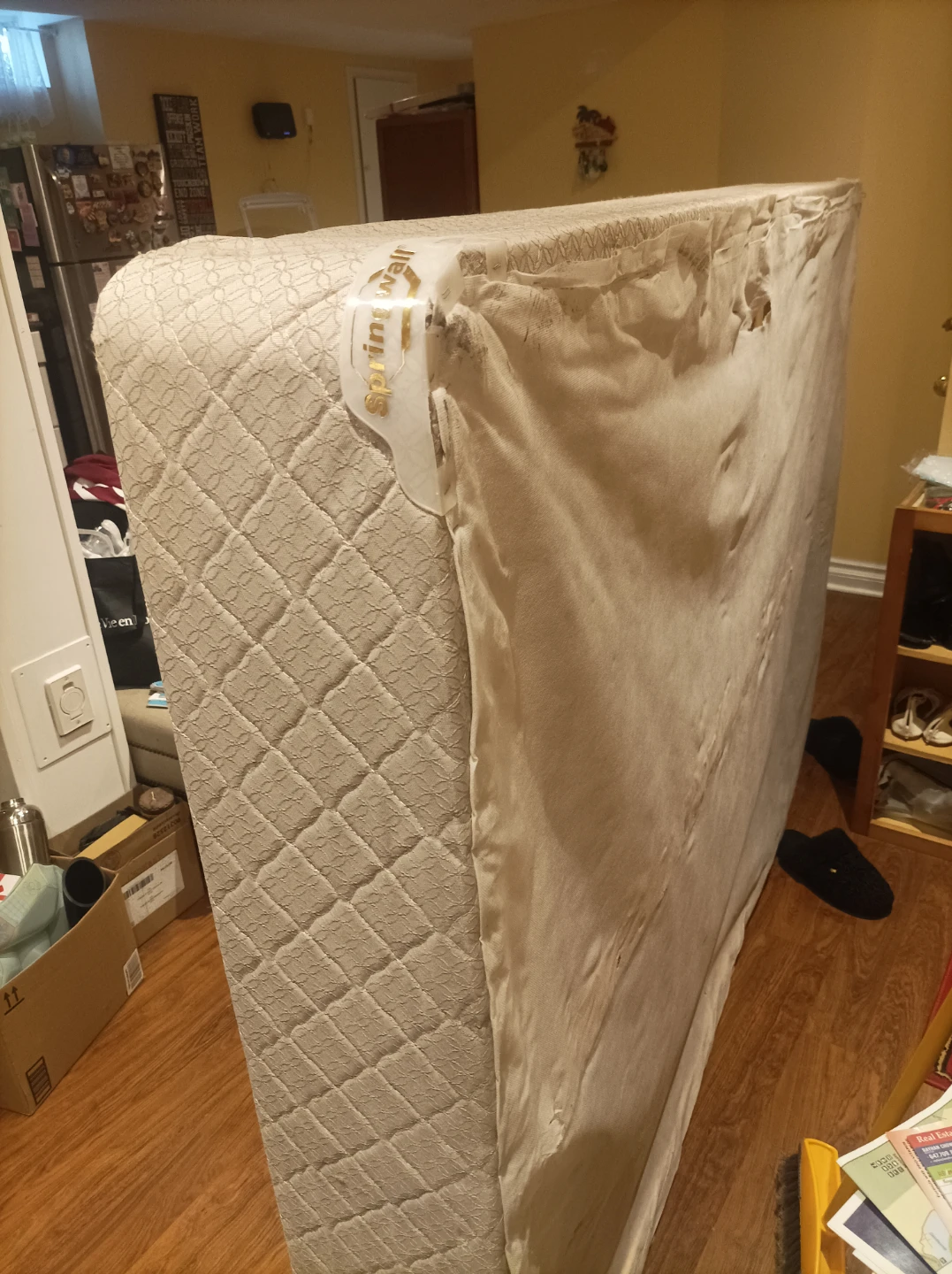 Queen Size Mattress+ bed frame+bed box - photo 3