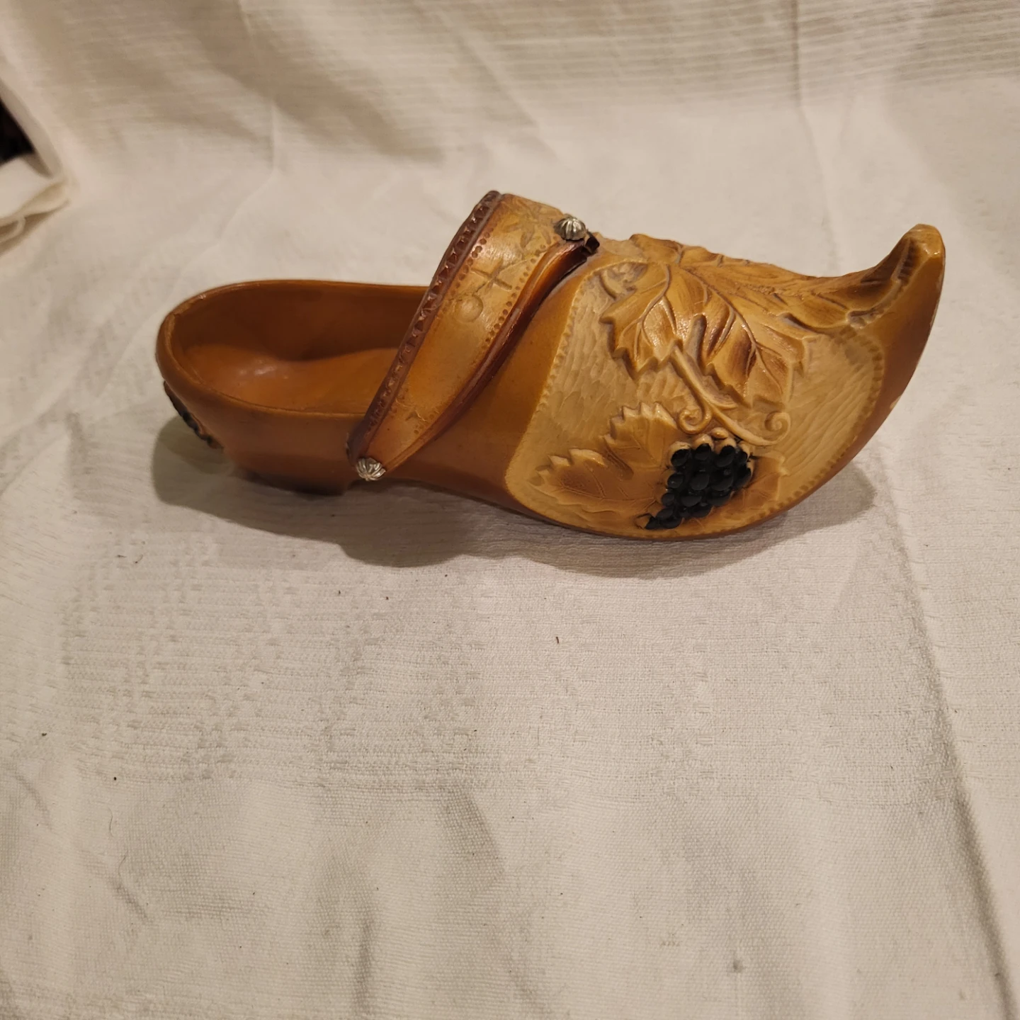 Wooden Clog Trinket Dish