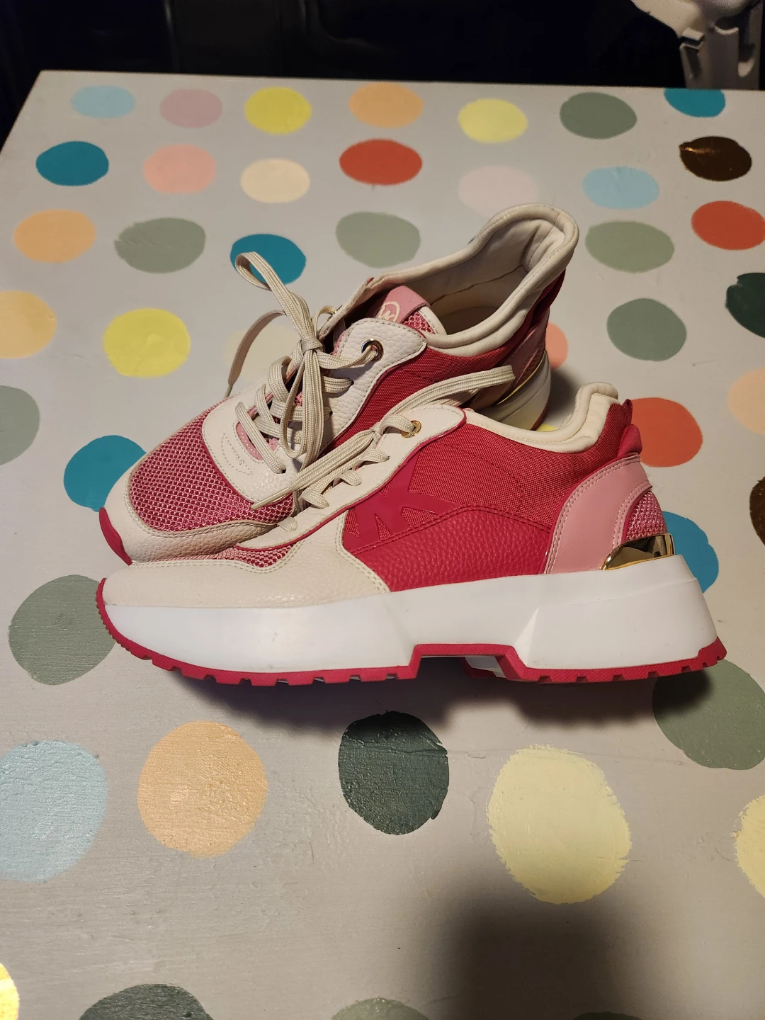 Mk platform shoes size 9.5 brand new - photo 2