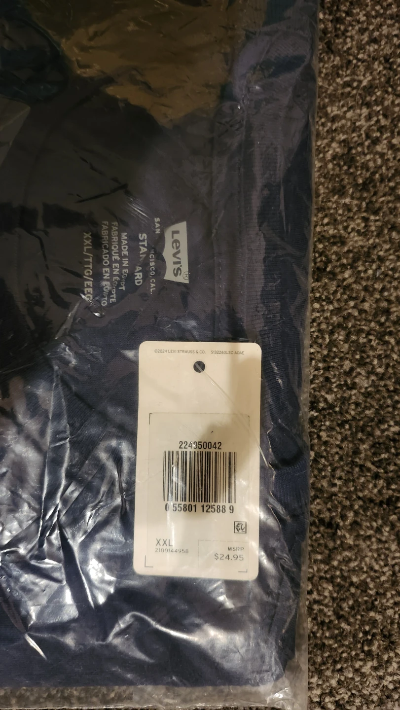 Levi Strauss & Co. Navy Blue T-Shirt - XXL - photo 3