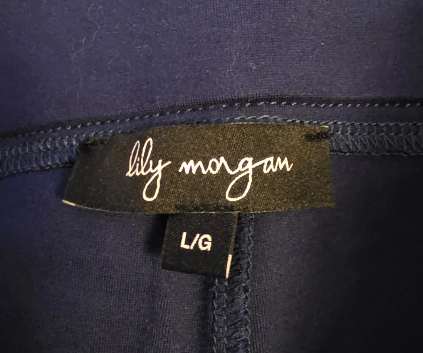 Lily Morgan Navy Blue Pants Size L/G - photo 2