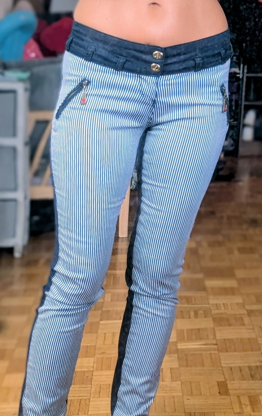Striped Pants Carmito with Zipper Details - photo 4