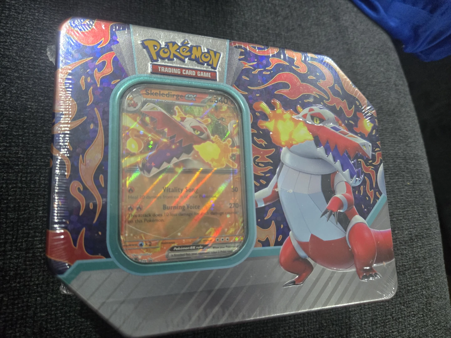 Pokemon TCG Paldea Partners Tin - Skeledirge ex