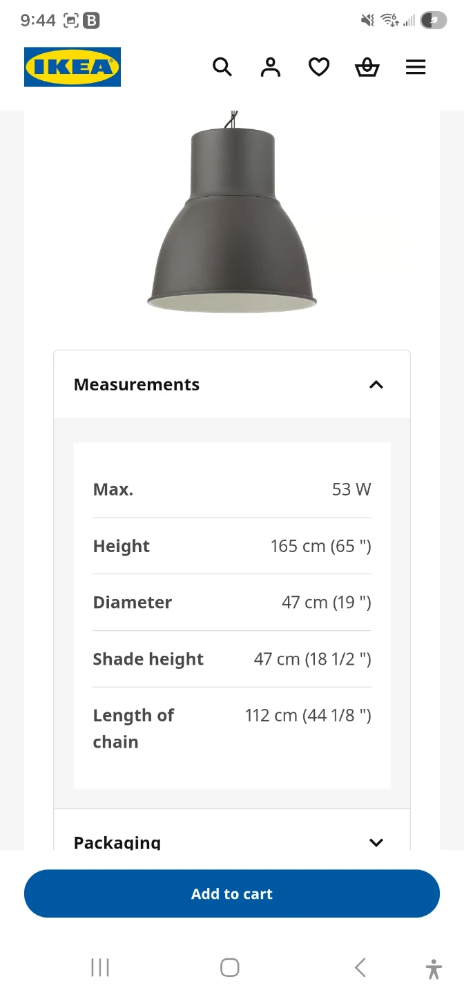 Hektar Ikea Pendant Lamp - photo 5
