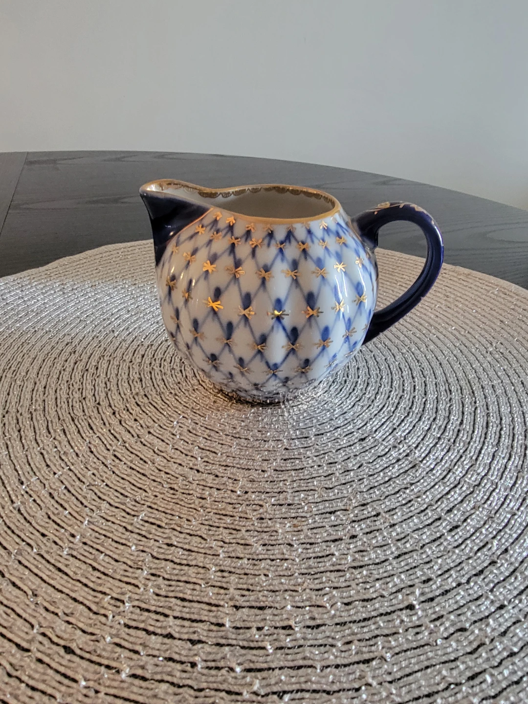 Lomonosov Creamer with Gold Accents