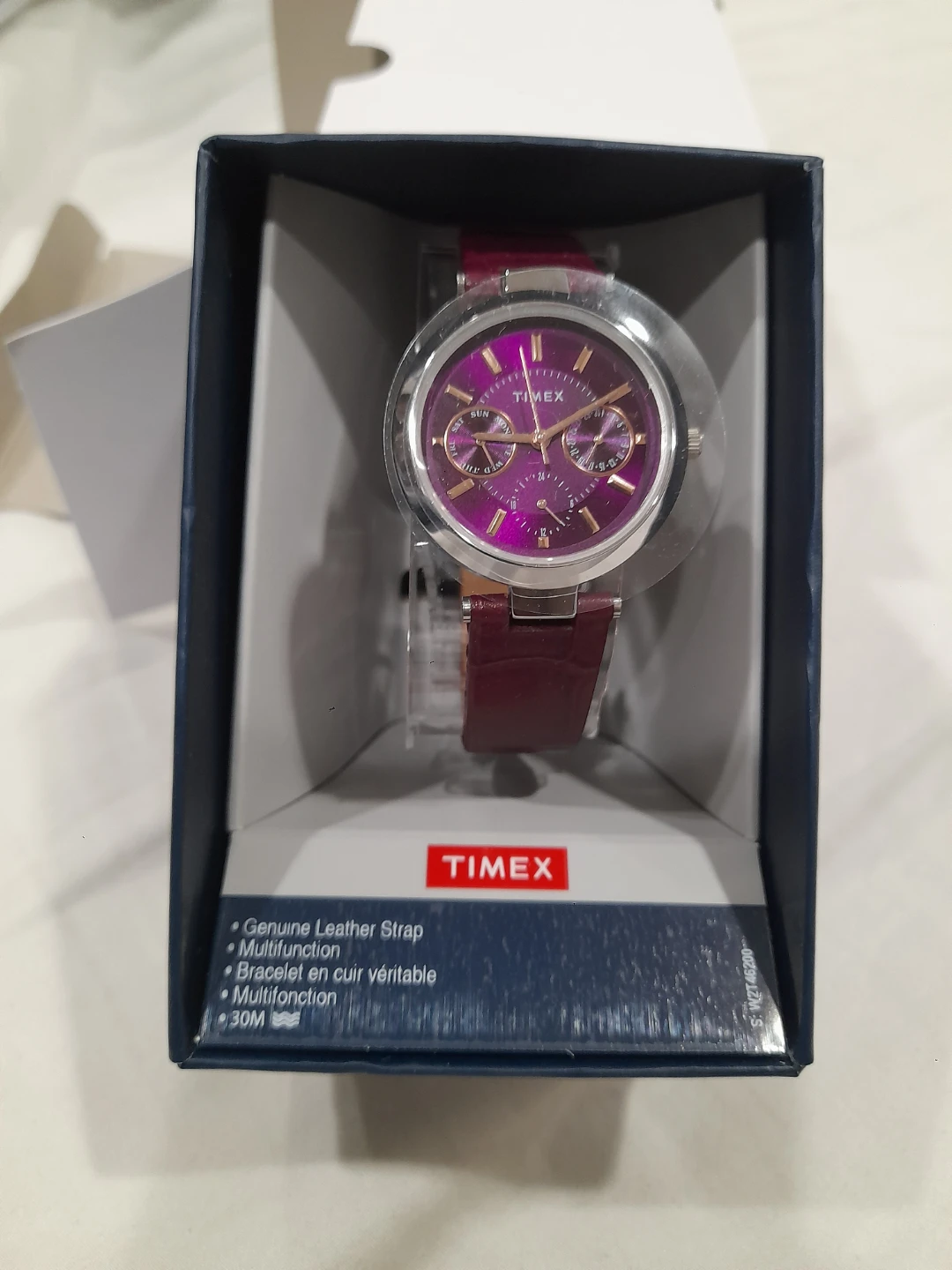 Timex Multifunction Watch with Genuine Leather Strap - photo 5