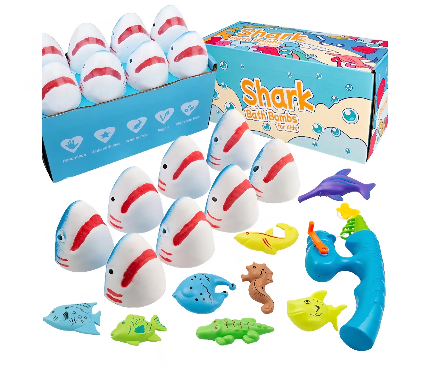 Shark Bath Bombs for Kids!