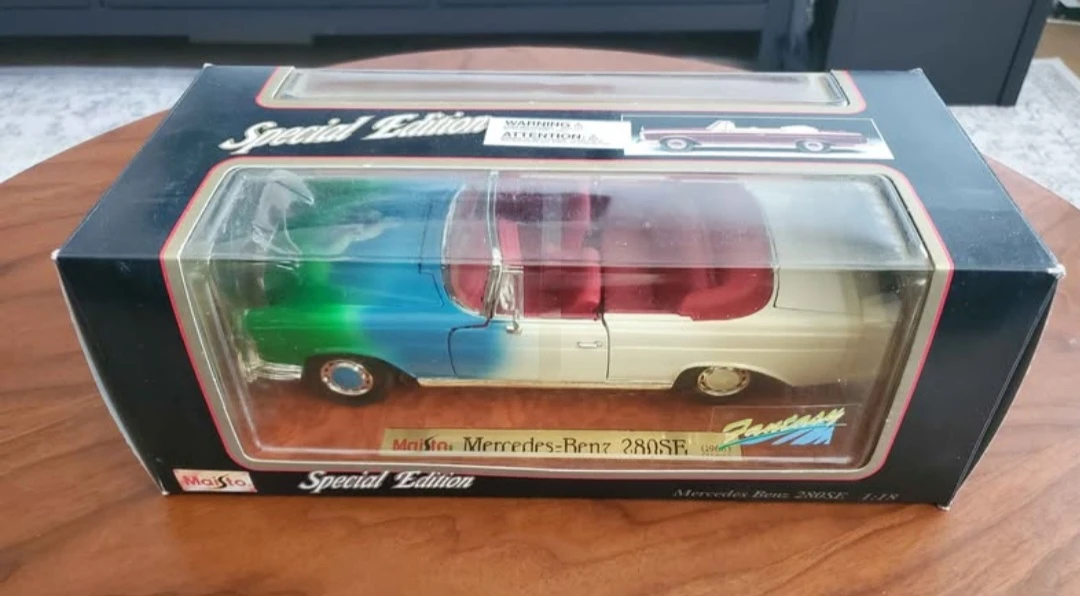 Vintage Toy Car Lot - Maisto Mercedes-Benz 280SE & More