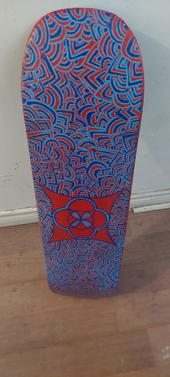 Custom Painted Skateboard Deck