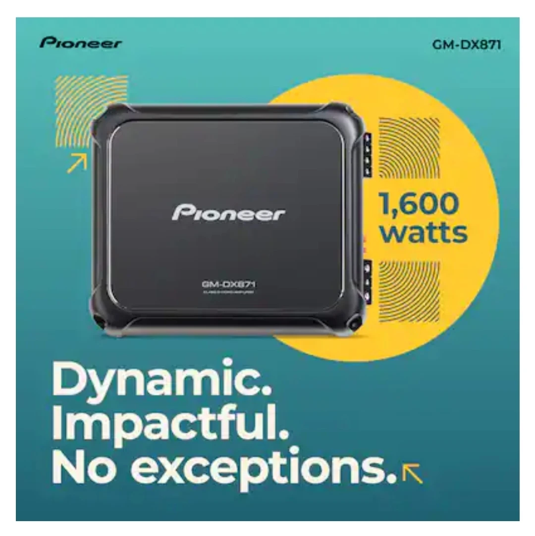Pioneer GM-DX871 1600W Mono Amplifier - photo 2