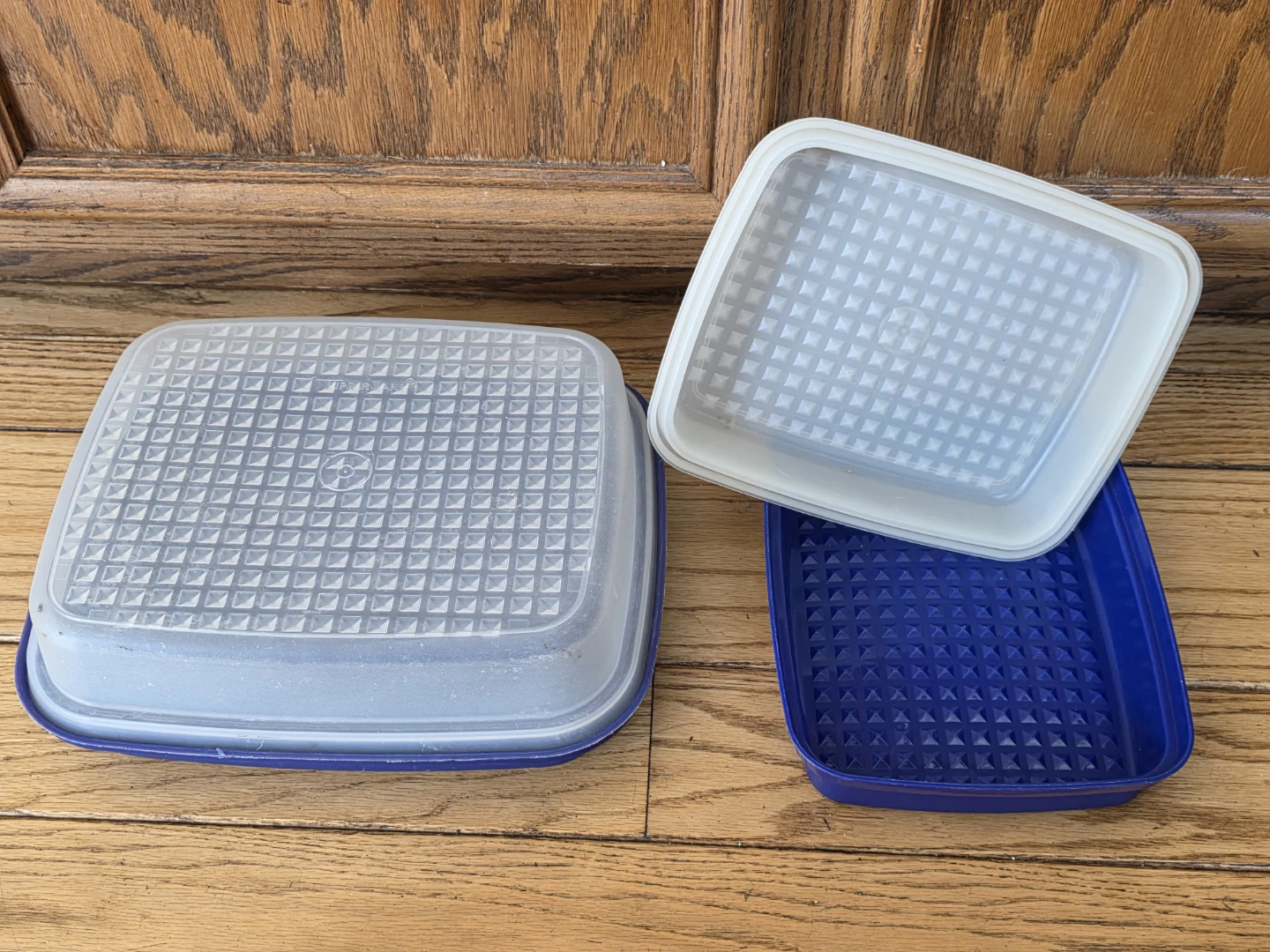 Vintage Tupperware Meat Marinade Container (lot of 2)