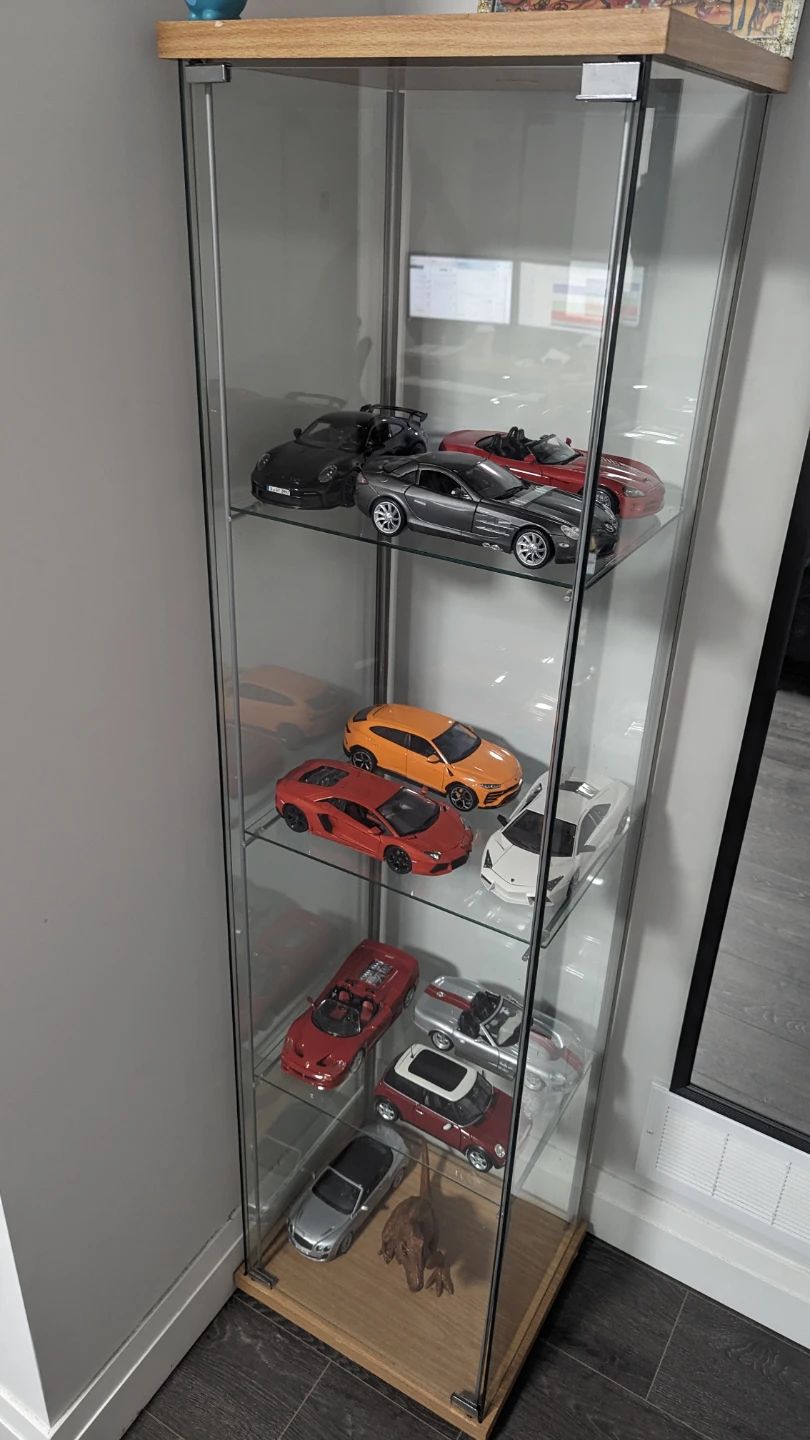 IKEA Detolf glass cabinet