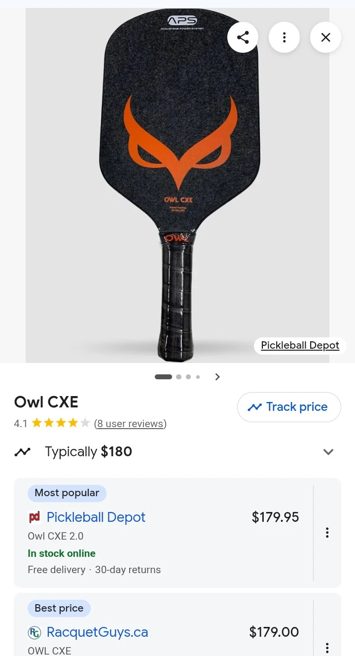 OWL CXE Pickleball Paddle - photo 2