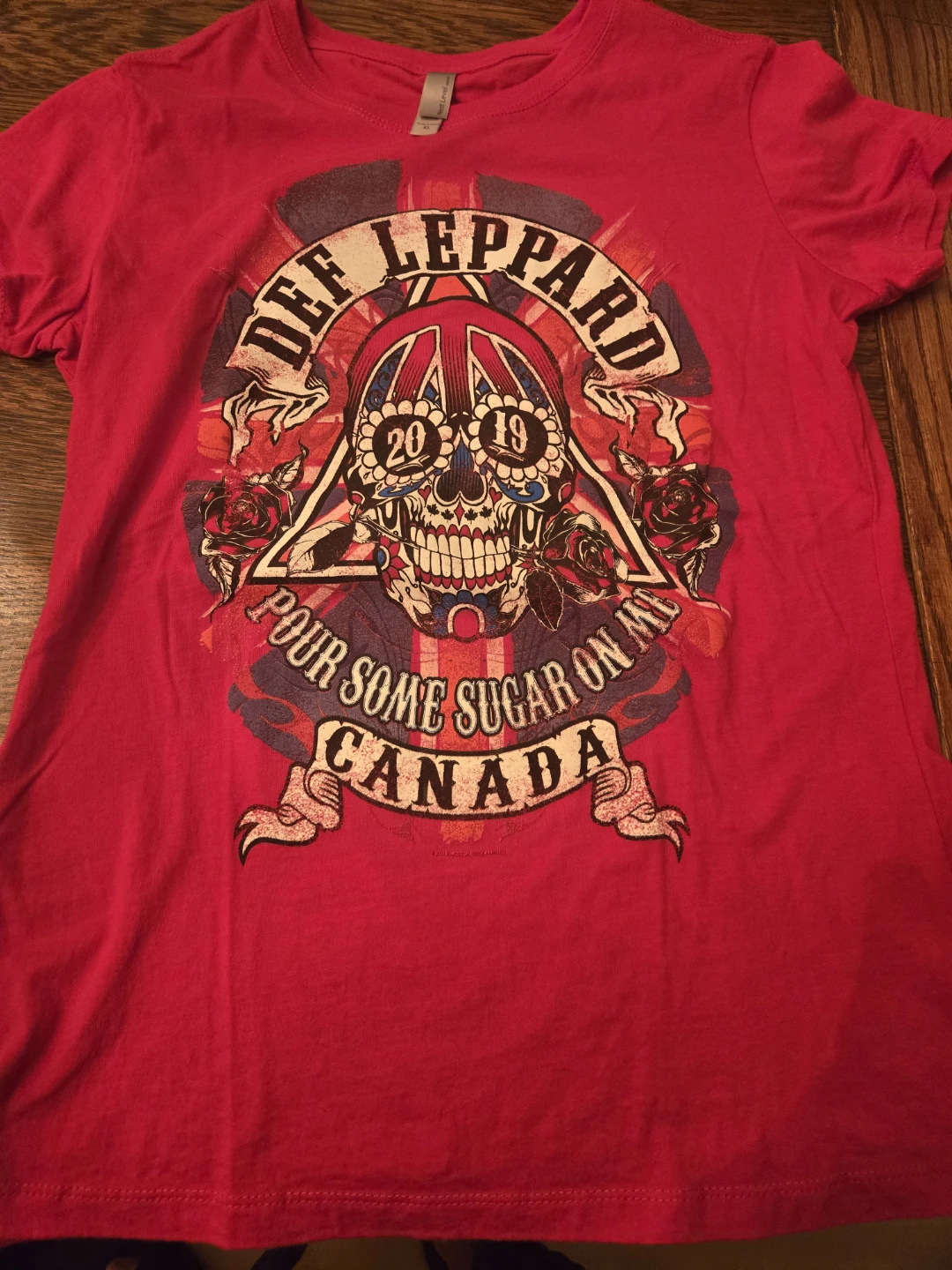 Women's Def Leppard "Pour Some Sugar On Me Canada" T-Shirt