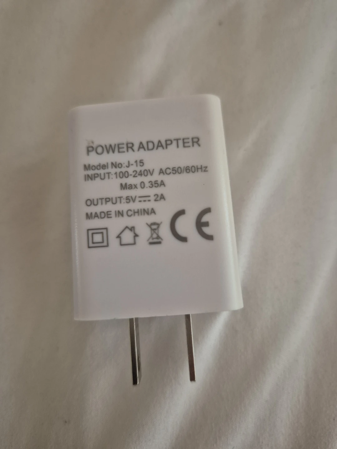 White Power Adapter J-15
