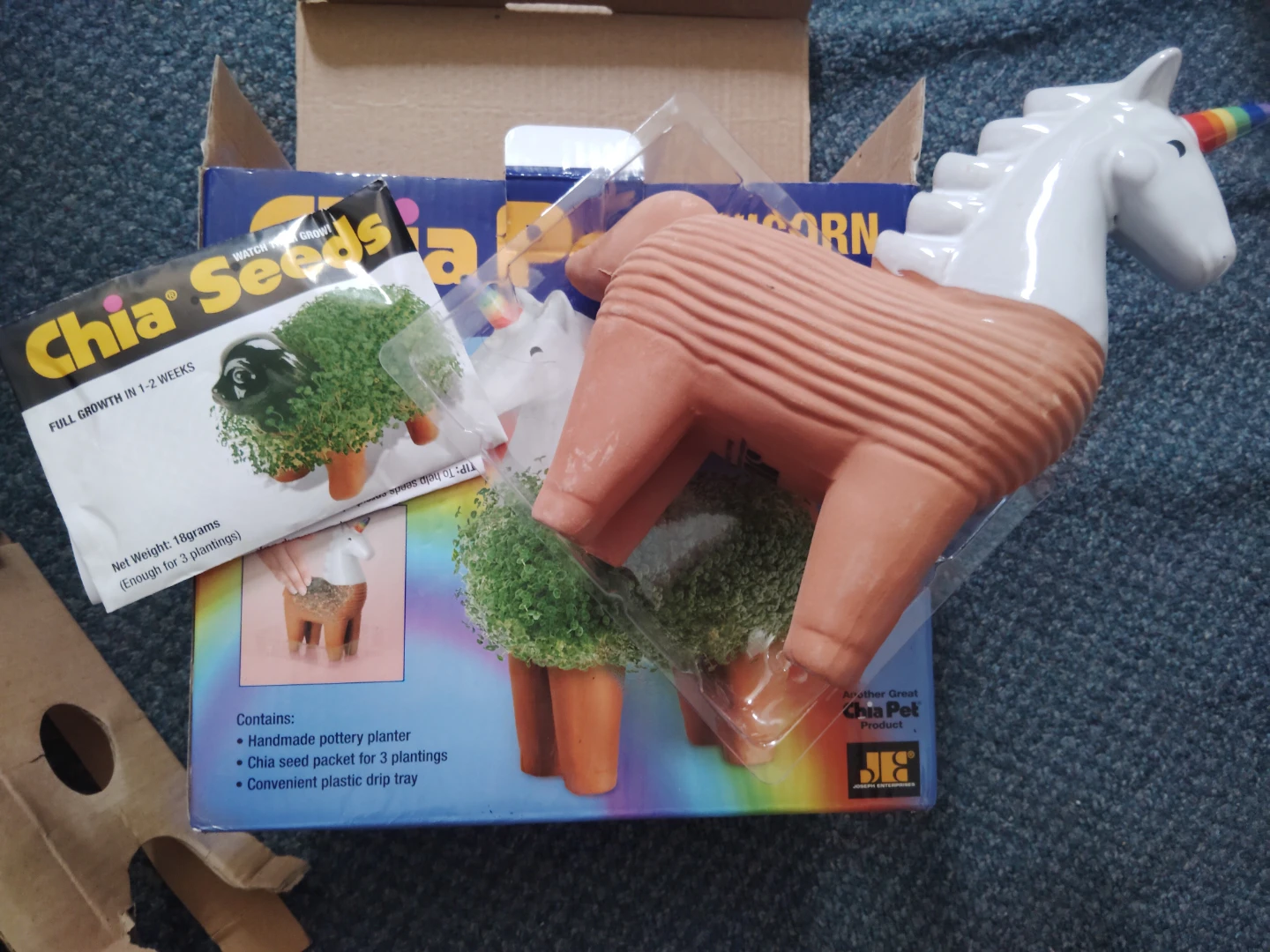 Chia Pet Unicorn Decorative Planter - photo 2