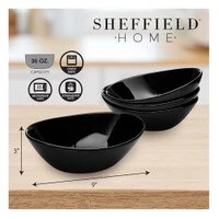 New Sheffield Home Black Serving Bowls Set of 4 - photo 4